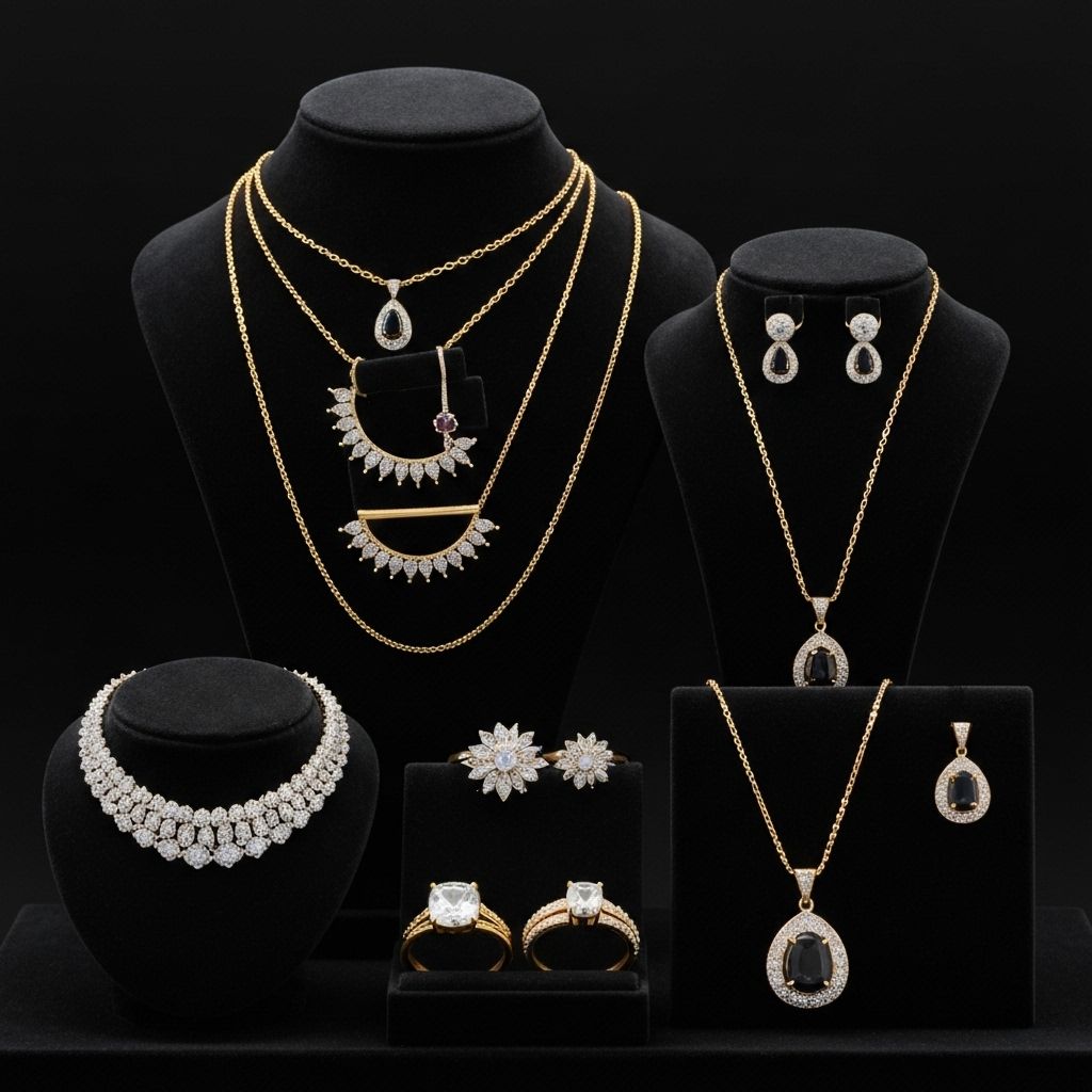 玫瑰金項鍊作品